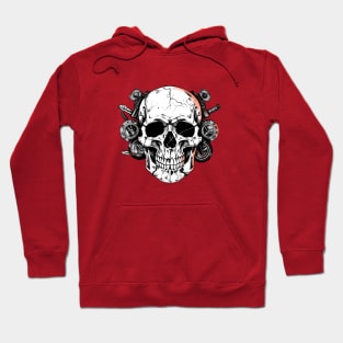 Garage Skull Design Hoodie